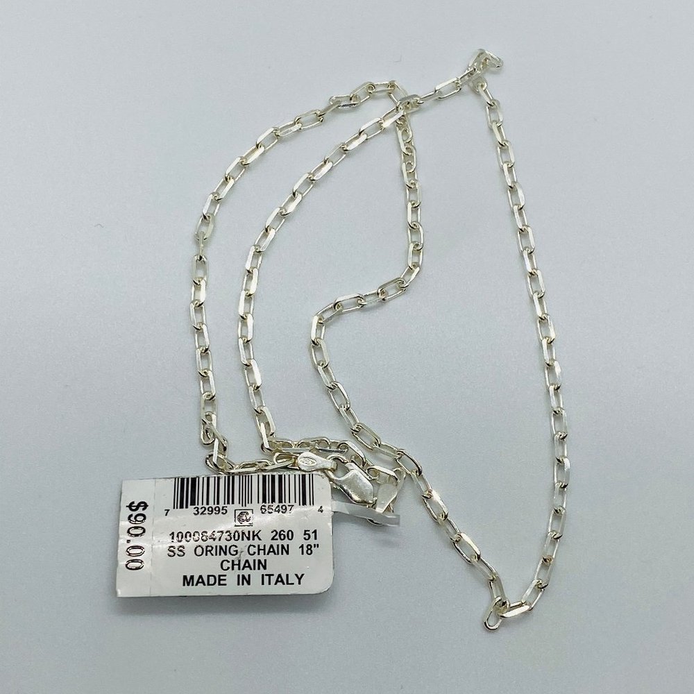 Brand New 18" Sterling Silver Chain